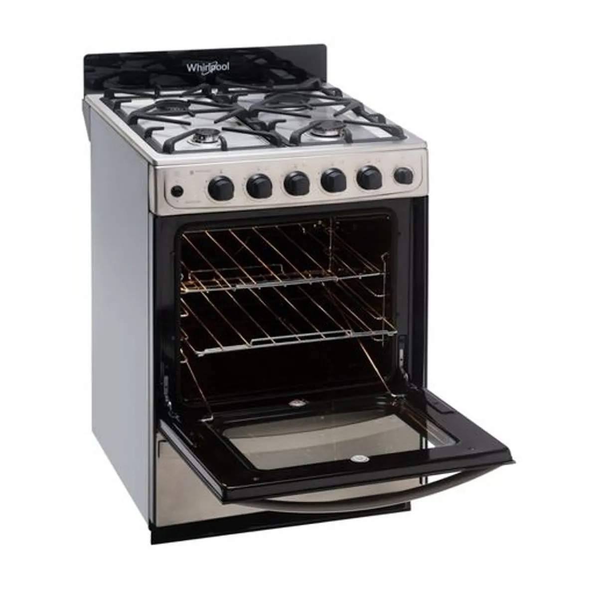 Cocina Whirlpool 56Cm Wfx57Di Inox Mg Luz C/V - imagen 3