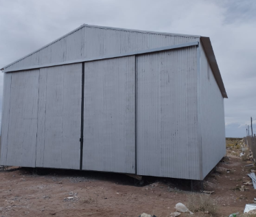 Galpón de dos aguas